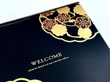 【手作りキット／印刷込】メニュー表　梅花の画像
