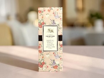 【印刷込】席次表 セシル ピンク ※完成品の画像