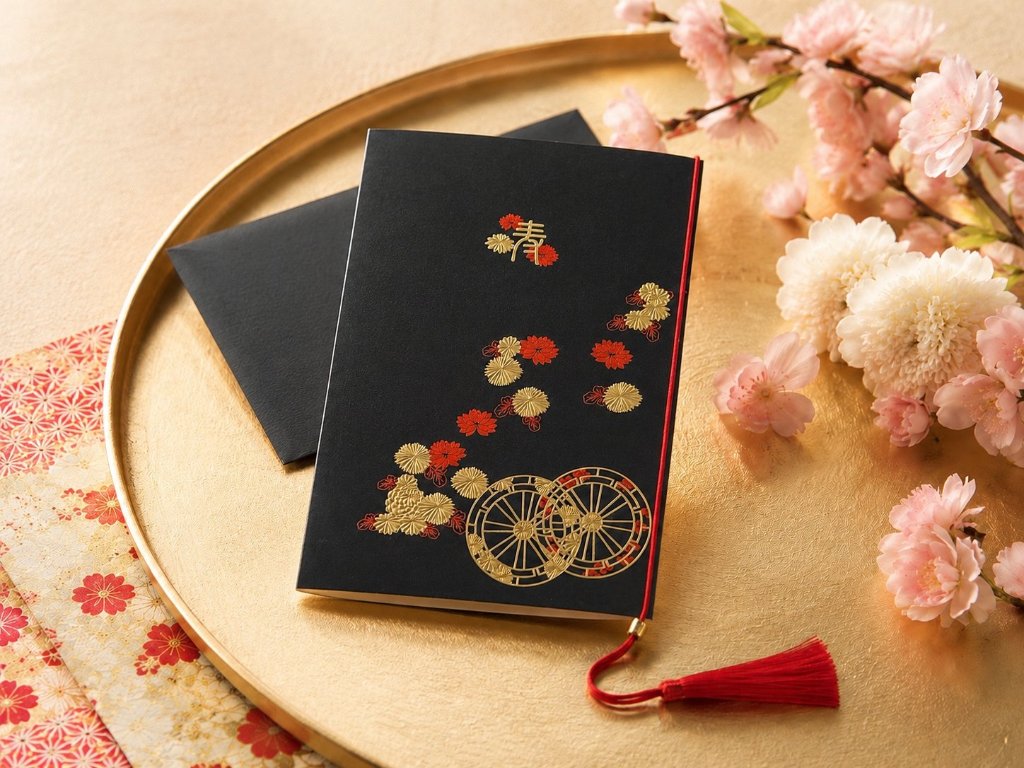 【印刷なし】招待状　留袖の画像