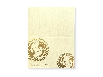 招待状表紙　双縁の画像