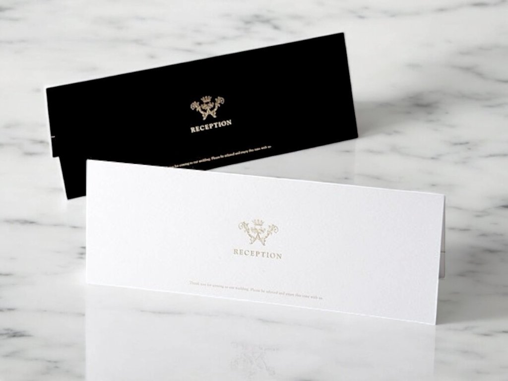 【印刷なし】席次表　エレガントの画像