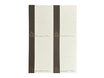 【印刷なし】席札 ポケット（4名様分）の画像