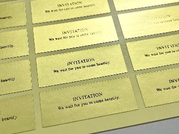 封緘シール（INVITATION）の画像
