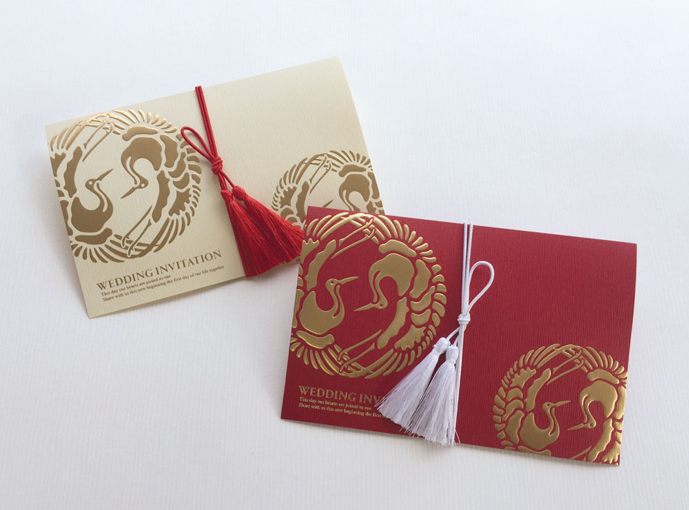 【サンプル】招待状　双縁（そうえん）の画像