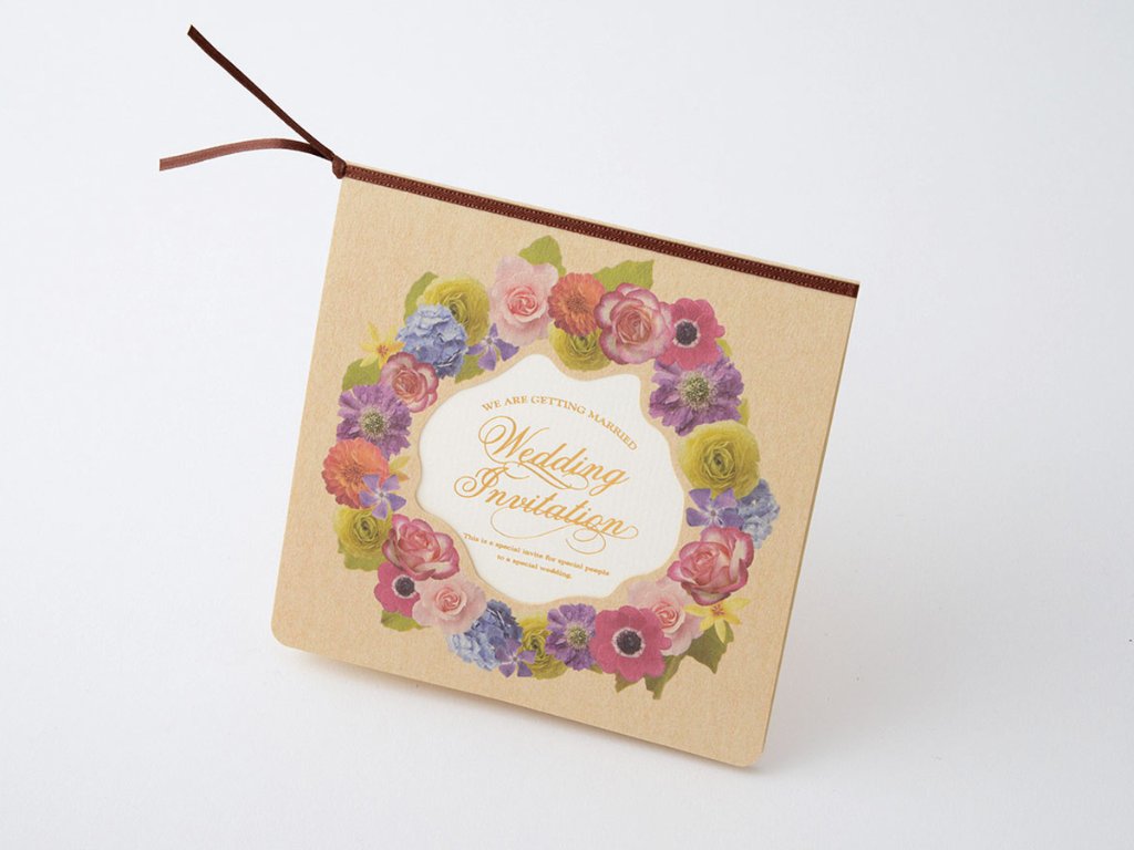 【印刷なし】招待状　フローリアの画像