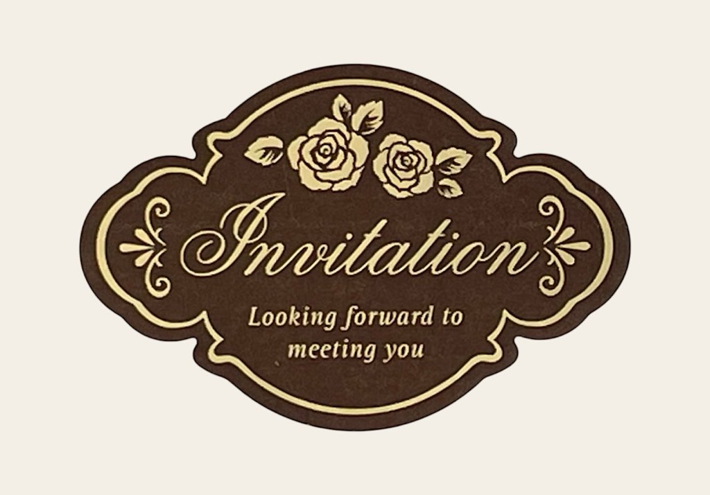 封緘シール（薔薇）の画像