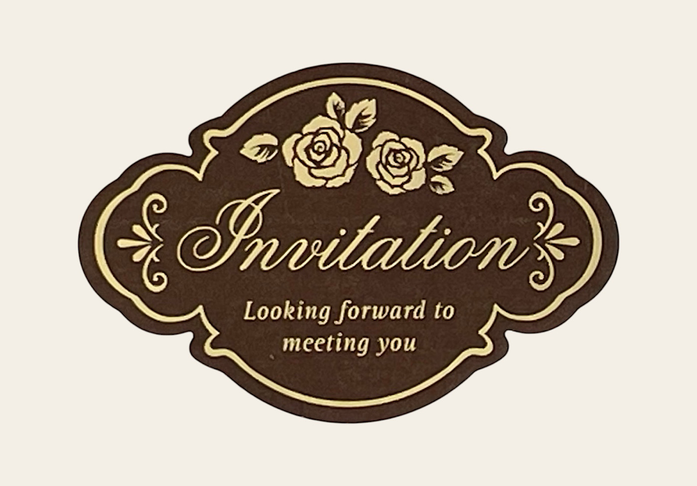 封緘シール（薔薇）の画像