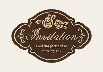 封緘シール（薔薇）の画像