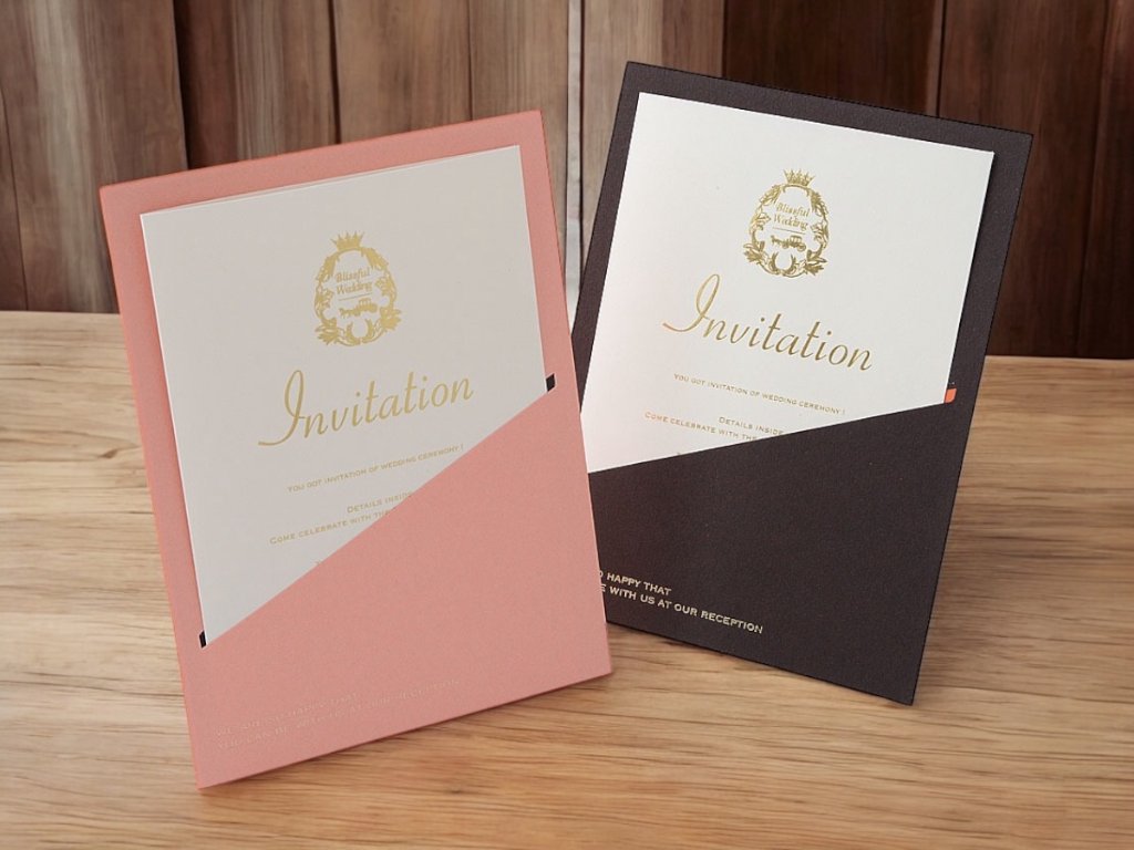 【印刷なし】招待状　ポケットの画像