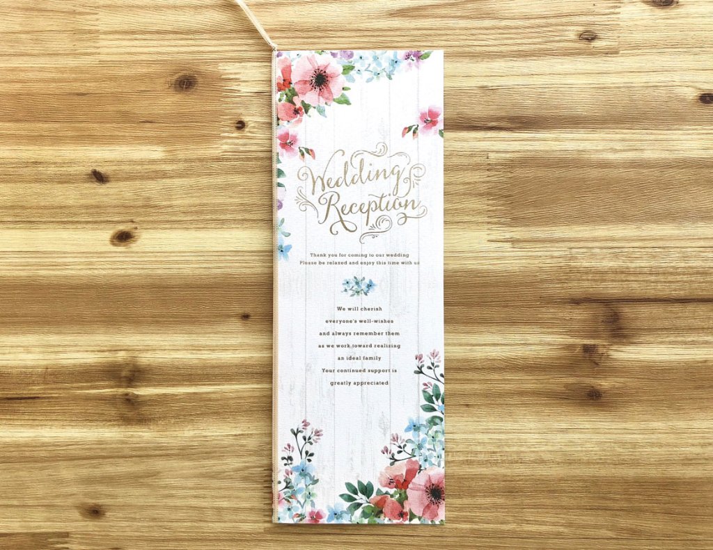 【印刷込】B4席次表　クラーラ　※完成品の画像