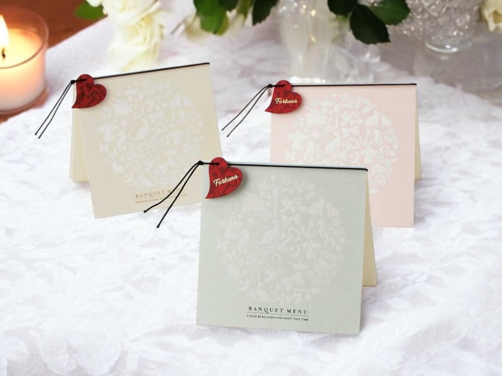 【手作りキット／印刷込】メニュー表　フォルトゥナの画像