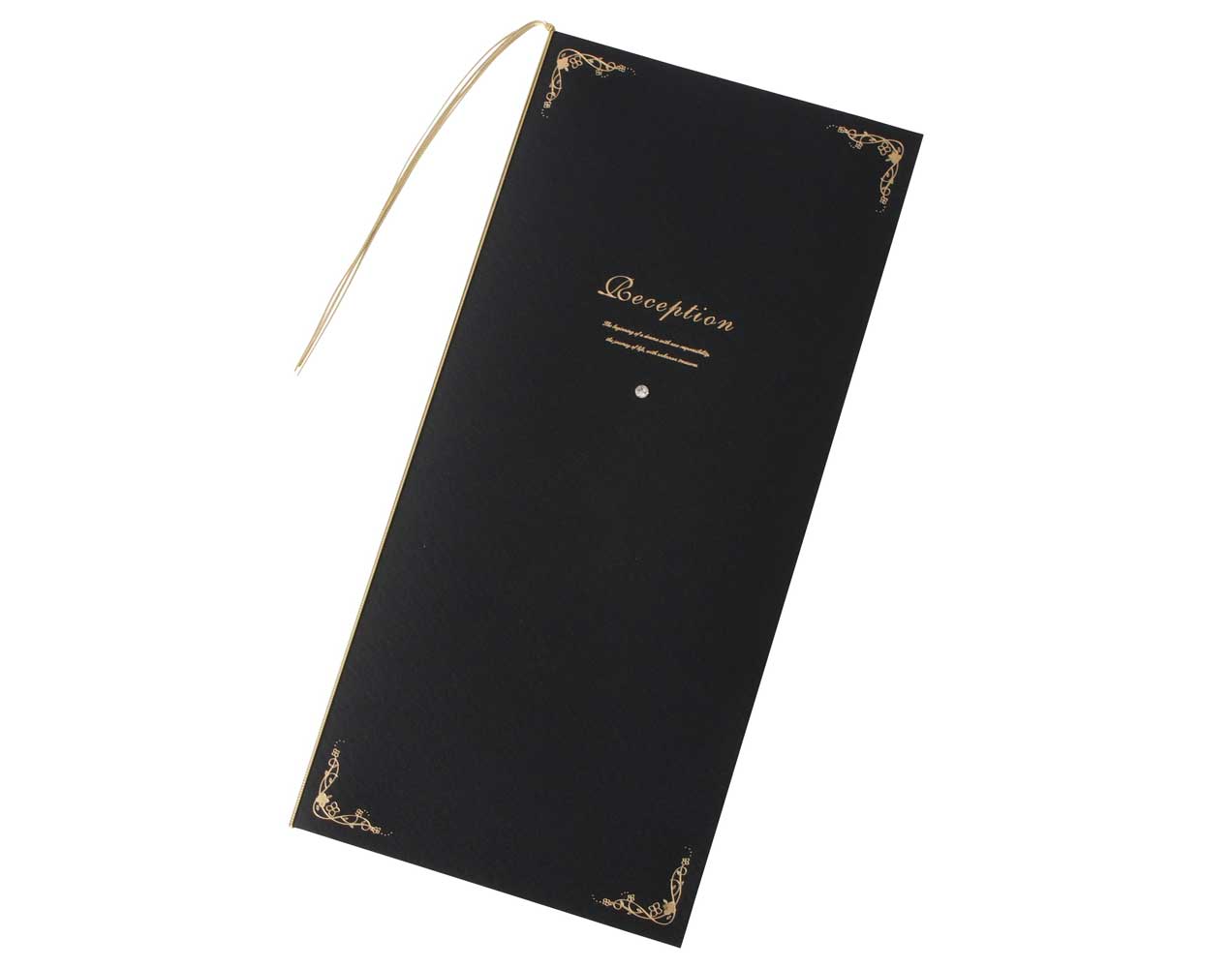 【印刷込】席次表　エンドレスブラック　※完成品の画像