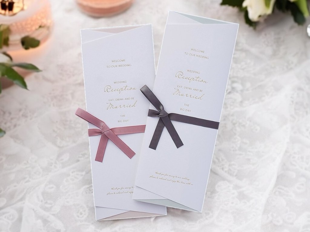 【印刷込】B4席次表　ブランシュ　※完成品の画像