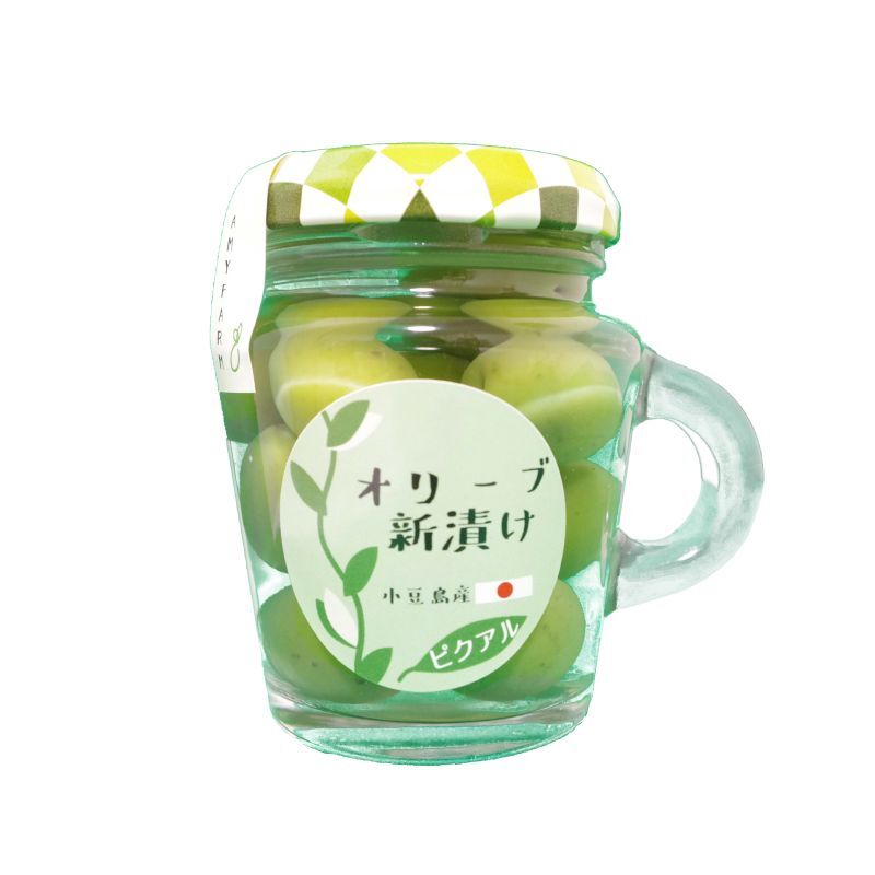 【2025年製造】小豆島オリーブの新漬け（ピクアル種）50 g｜AMYFARMの画像
