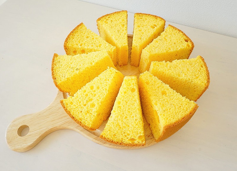 【かぼちゃ】さんかくシフォン12個セットの画像