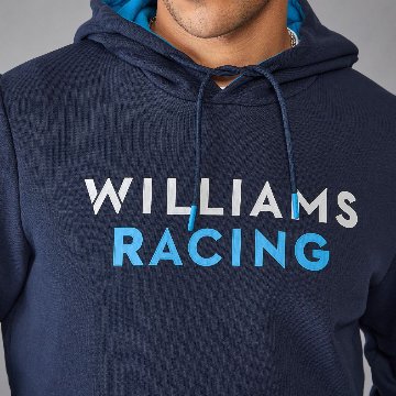 2024 ウィリアムズ レーシング チーム ロゴ フーディ画像