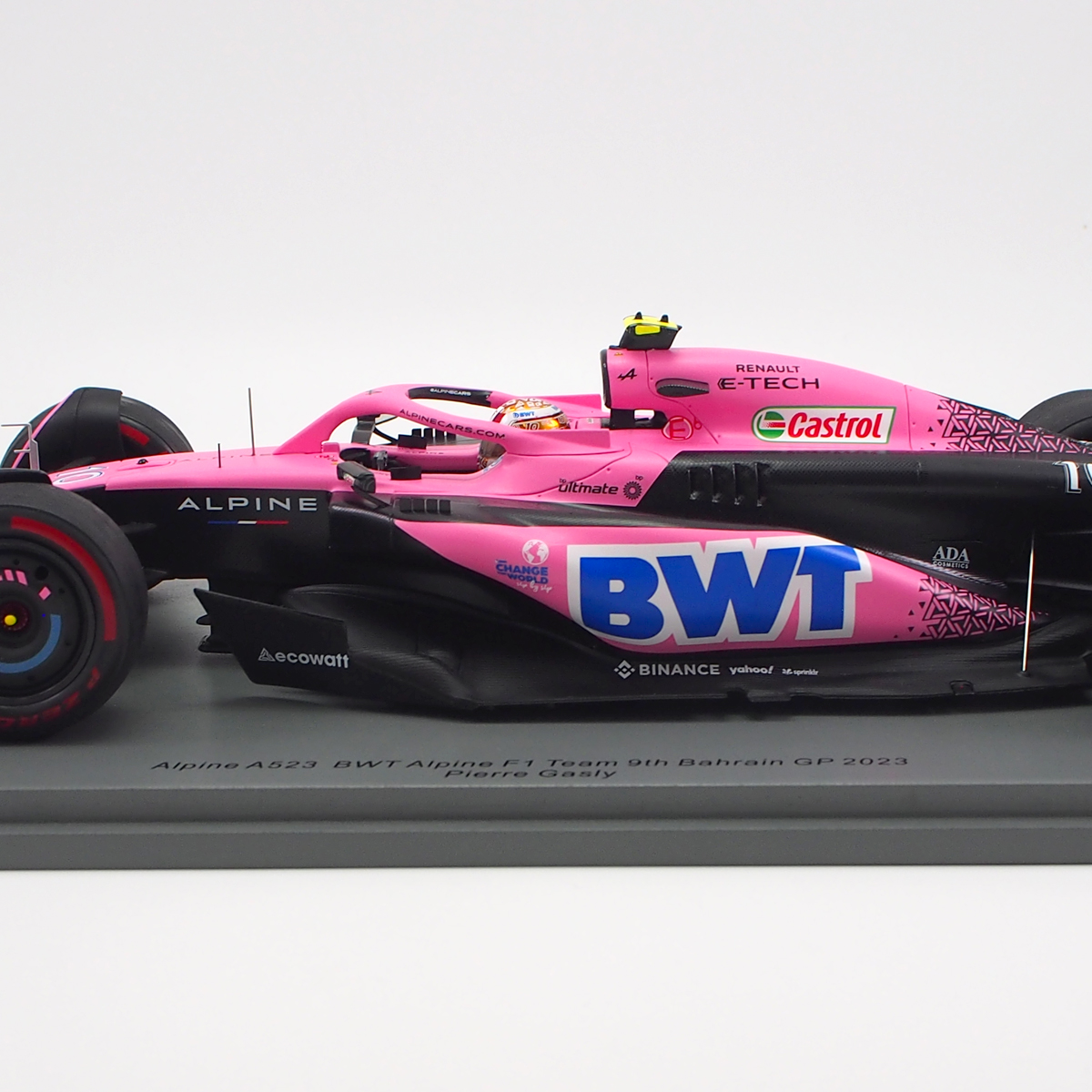 スパーク 1/18 アルピーヌ BWT F1 チーム #10 2023年 9位 バーレーンGP ピエール ガスリー画像