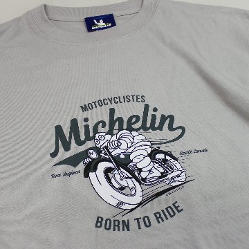ミシュラン オフィシャル Moto Tシャツ / ライト グレー画像