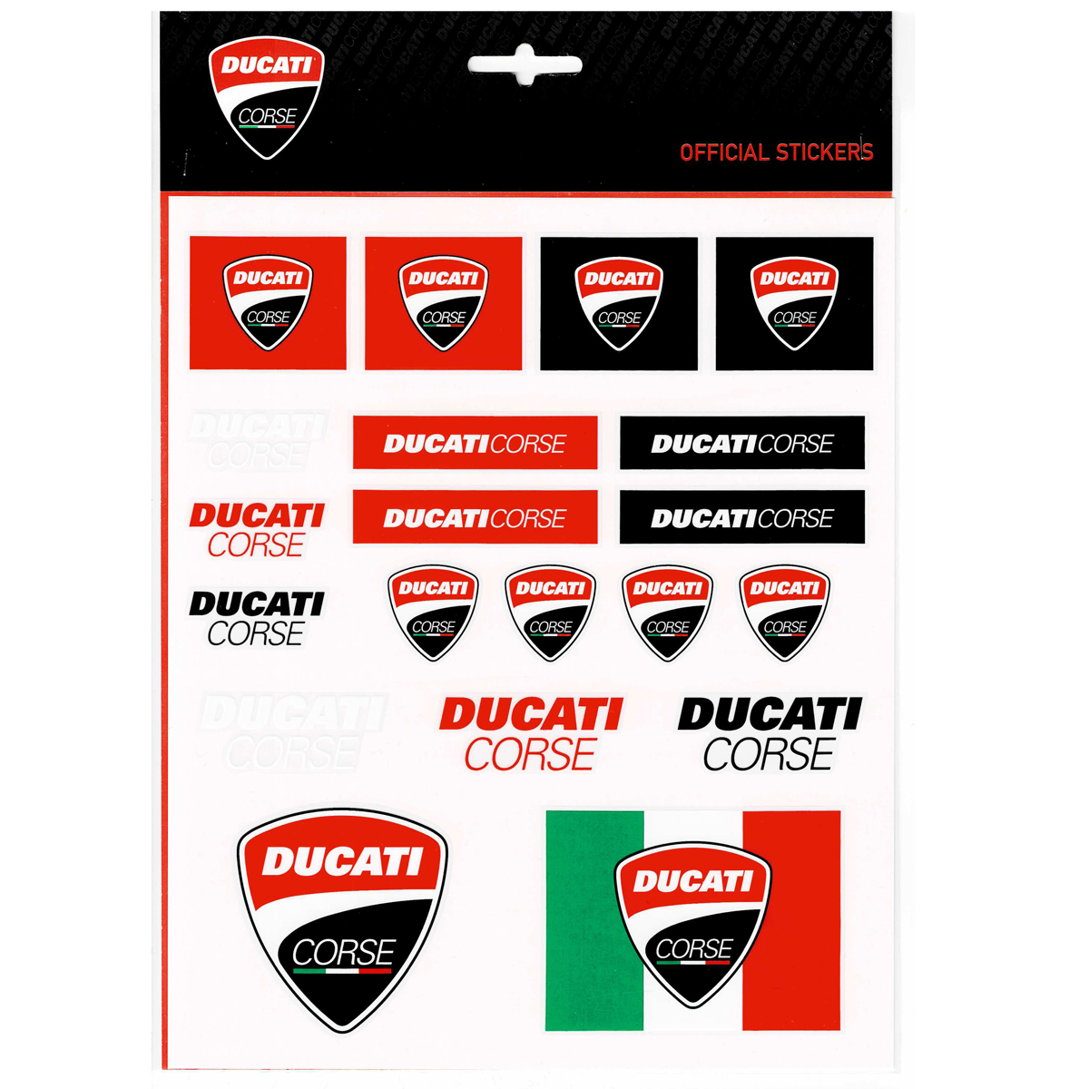 2024 ドゥカティ コルセ DUCATI CORSE PVC ロゴ ステッカーセット画像
