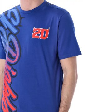 2024 ファビオ クアルタラロ #20 ビッグ エル ディアブロ Tシャツ / ブルー画像
