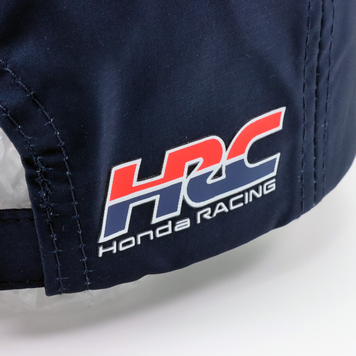 ホンダ HONDA HRC レーシング Hロゴ ベースボール キャップ ホワイト / ネイビー画像