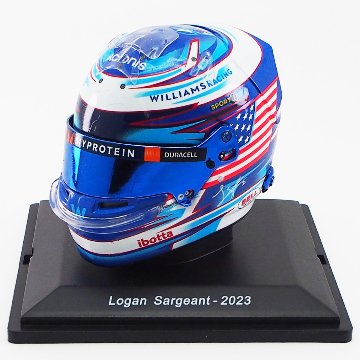 スパーク 1/5 スケール ヘルメット 2023年 ウィリアムズ レーシング ローガン サージェント画像