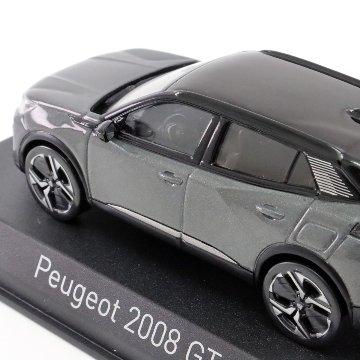 ノレブ 1/43 プジョー Peugeot 2008GT 2024年 モデルカー セレニウム グレー画像