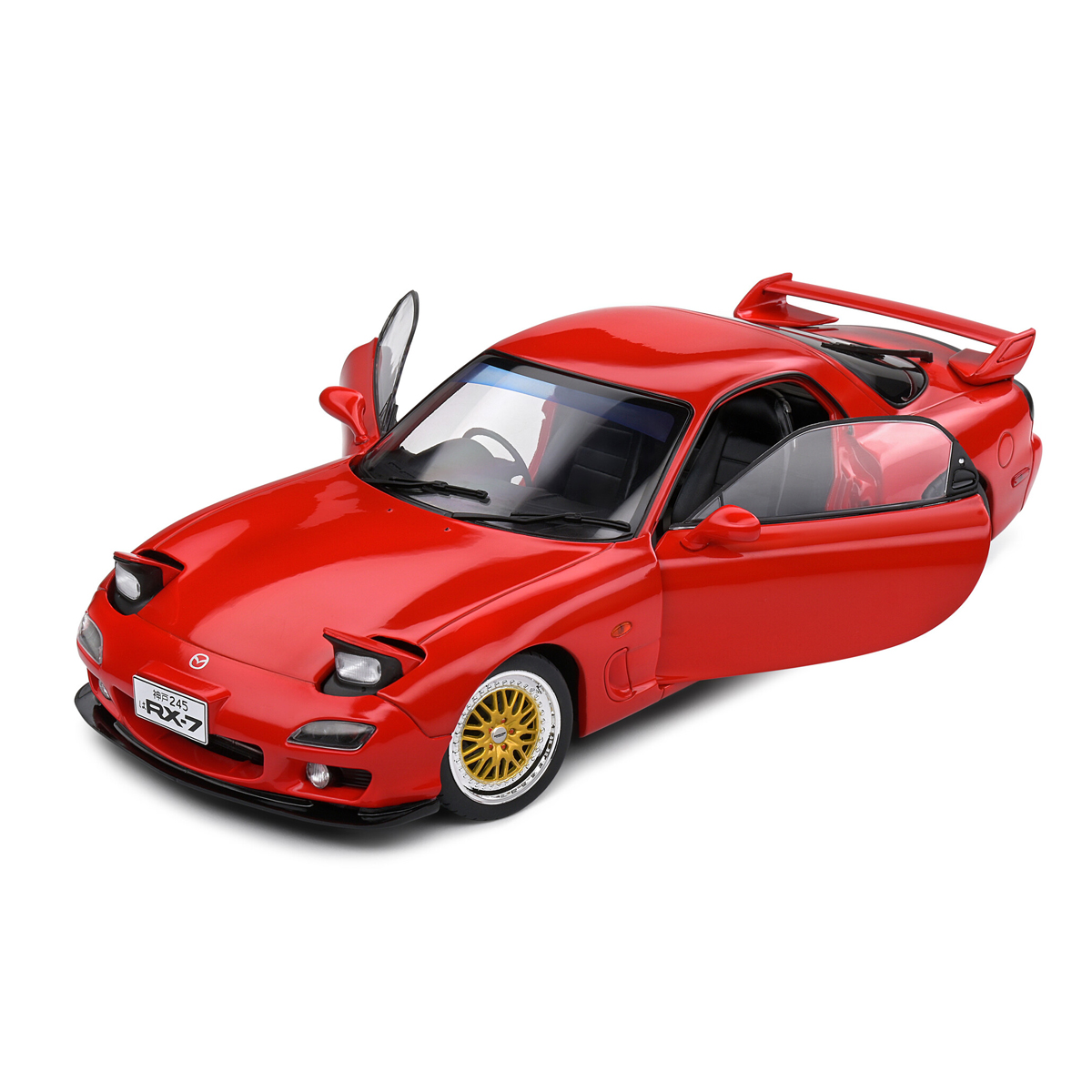 ソリッド 1/18 マツダ RX7 FD RS 1994年式 モデルカー ヴィンテージ レッドの画像