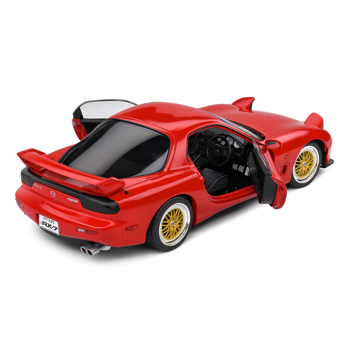 ソリッド 1/18 マツダ RX7 FD RS 1994年式 モデルカー ヴィンテージ レッドの画像