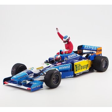 ミニチャンプス 1/18 ベネトン ルノー B195 ミハエル シューマッハ 1995年 カナダGP ライドオン ジャン アレジ  フィギュア付き｜CLUB WINNERS 登録番号 T7180001059953