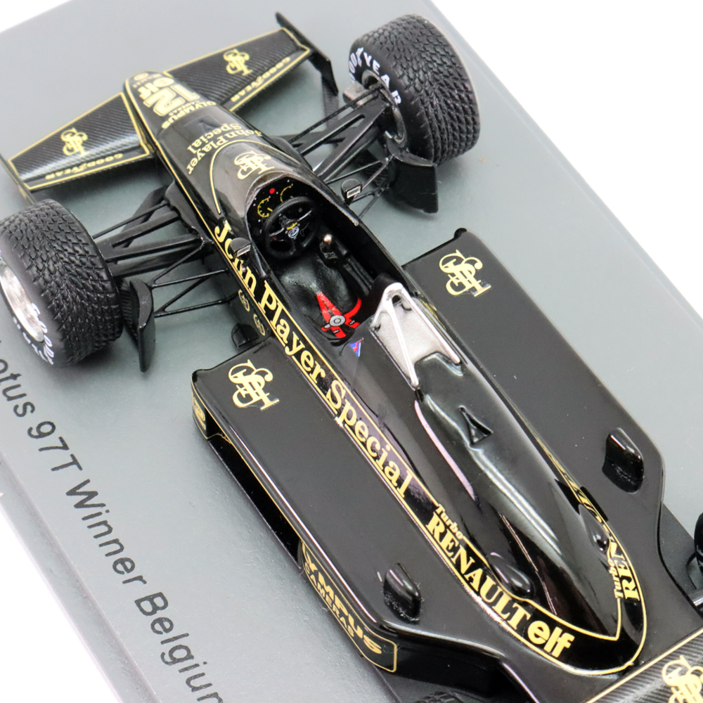 スパーク 1/43 ロータス ルノー 97T アイルトン セナ 1985年 ベルギーGP JPS仕様｜CLUB WINNERS 登録番号  T7180001059953