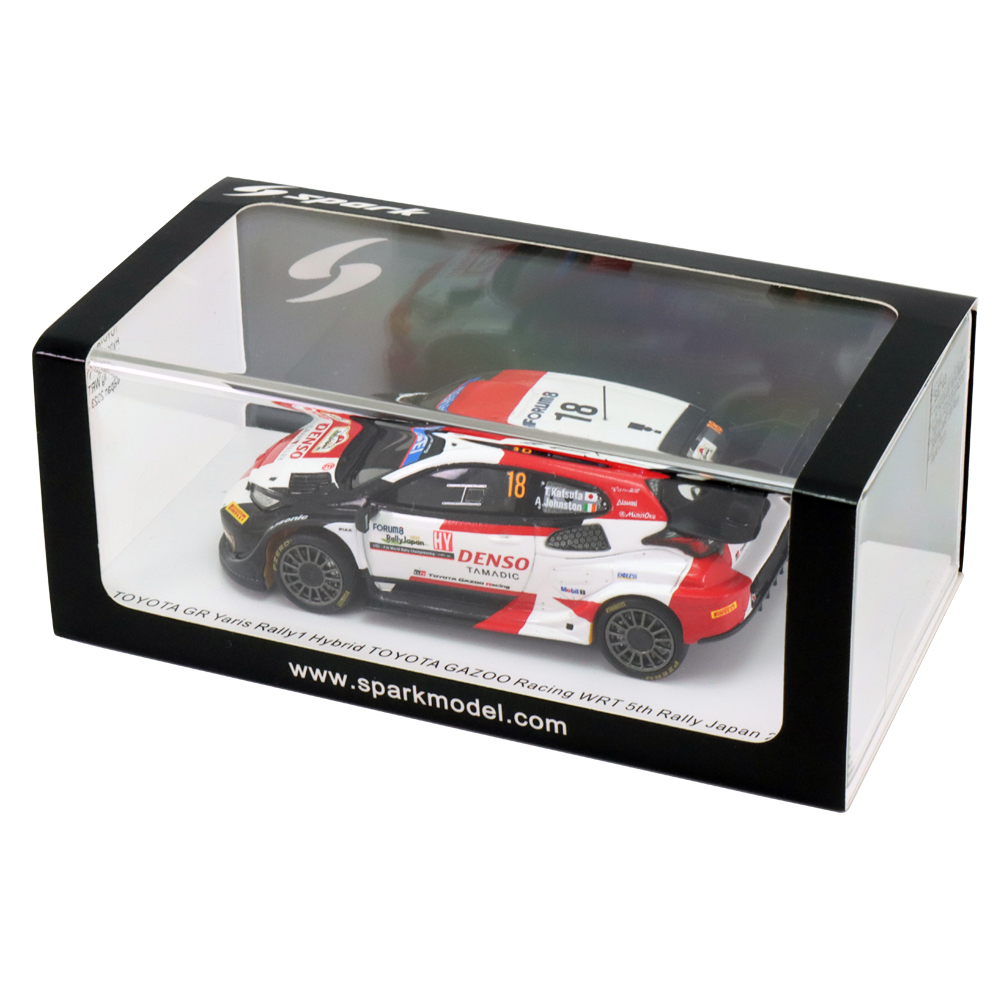 スパーク 1/43 TOYOTA GAZOO Racing GR WRT ヤリス ラリー1 ハイブリッド 2023 ラリー ジャパン 5位 #18 勝田  貴元｜CLUB WINNERS 登録番号 T7180001059953