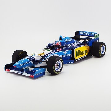 ミニチャンプス 1/18 ベネトン ルノー B195 ミハエル シューマッハ 1995年 カナダGP ライドオン ジャン アレジ  フィギュア付き｜CLUB WINNERS 登録番号 T7180001059953