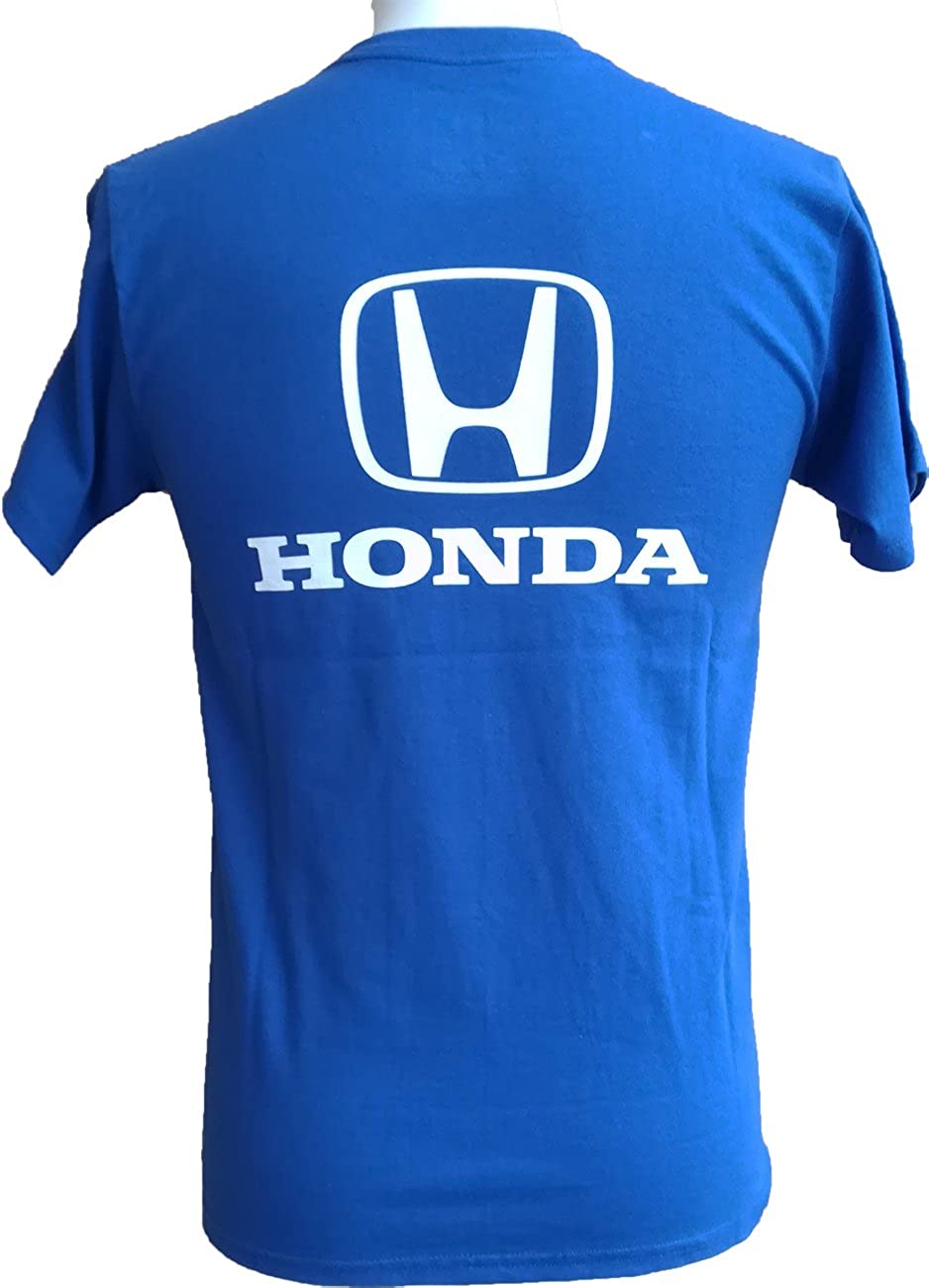 US限定 HONDA クラシックロゴ Tシャツ ブルー画像