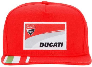ドゥカティ DUCATI CORSE Racing オフィシャル フラットバイザー キャップ画像