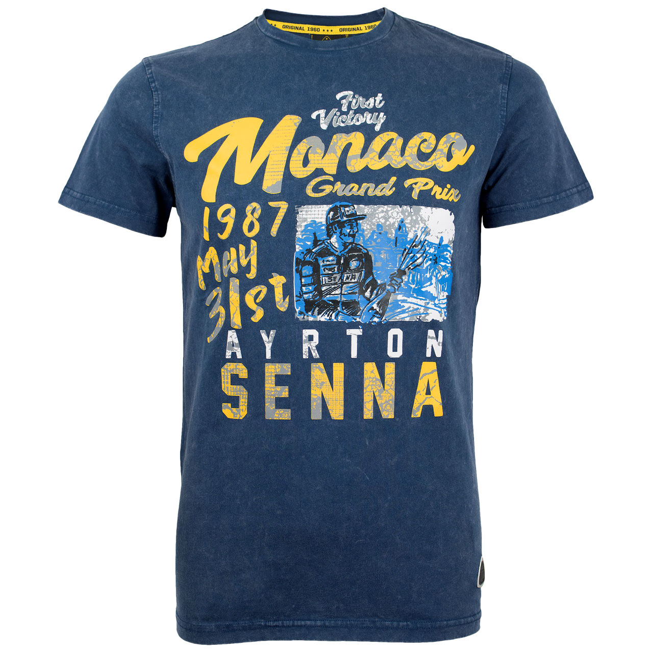 アイルトン・セナ 1987年 モナコ Tシャツ画像