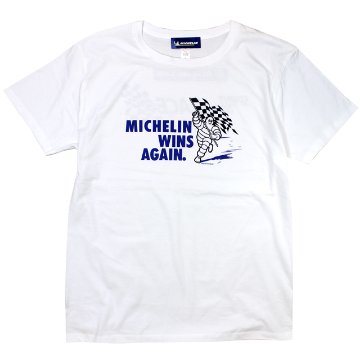 ミシュラン オフィシャル フラッグ Tシャツ ホワイト画像