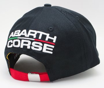 アバルト Abarth Corse ベースボール キャップ ブラック画像
