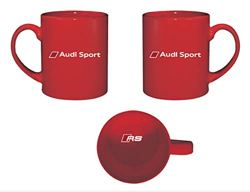 AUDI Audi Sport アウディー スポーツ オフィシャル マグカップ レッド画像