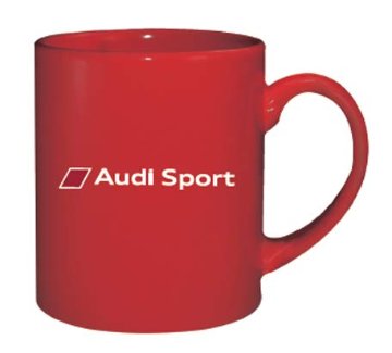 AUDI Audi Sport アウディー スポーツ オフィシャル マグカップ レッド画像
