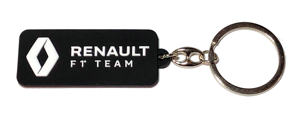 RENAULT F1 TEAM 3D ロゴ ラバー エンブレム キーリング画像