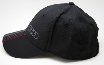 Audi アウディー スポーツ オフィシャル ベースボール キャップ Premium Schwarz ブラック画像