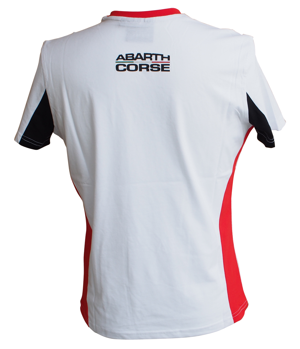 アバルト ABARTH CORSE Tシャツ ホワイト画像