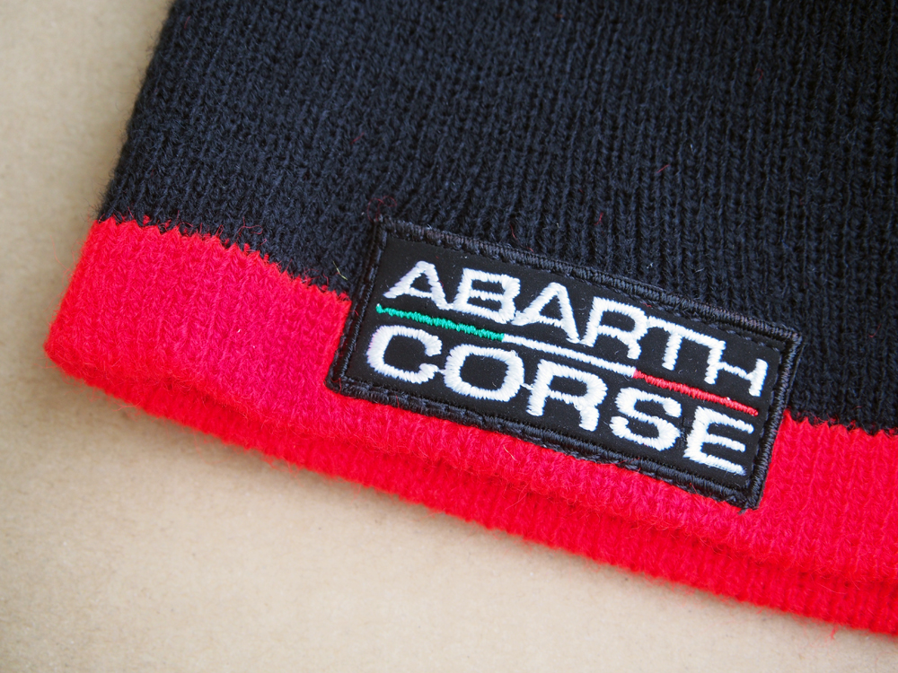 アバルト ABARTH CORSE ビーニー ブラック画像