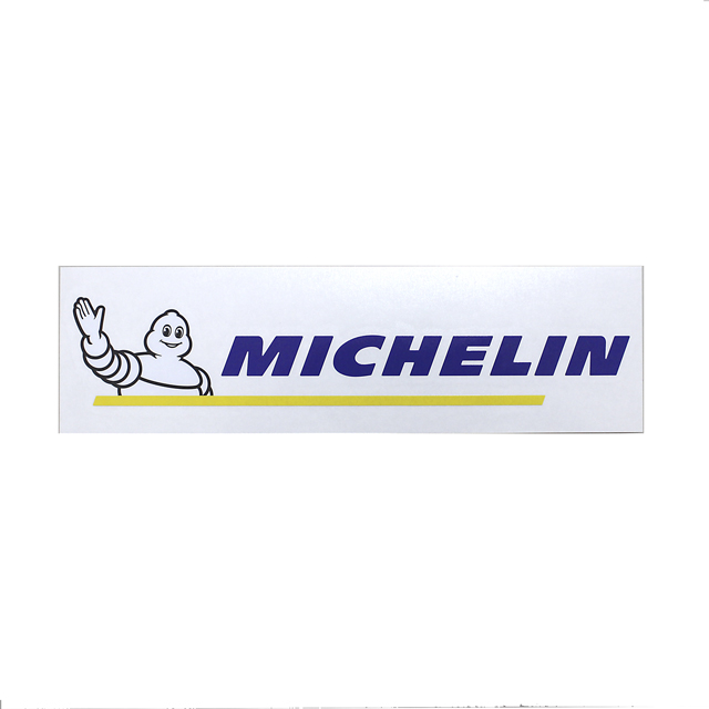 MICHELIN ミシュラン ロゴ ステッカー (透明/大)画像
