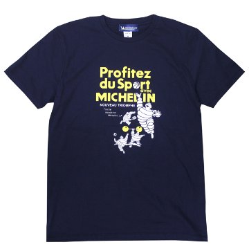 ミシュラン オフィシャル スポーツ Tシャツ ネイビー画像