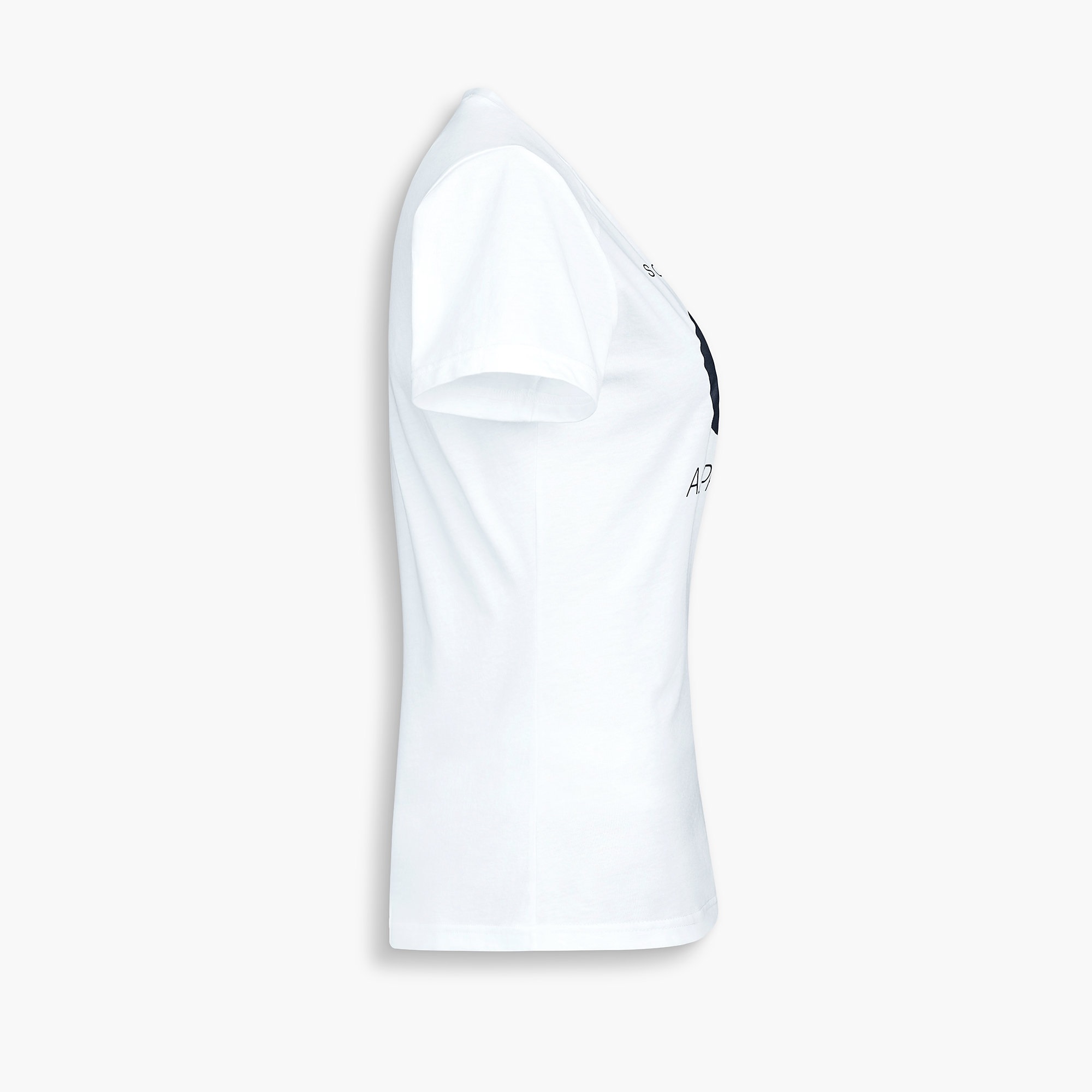 【レディース】 スクーデリア アルファタウリ ホンダ チーム ロゴ Tシャツ ホワイト画像