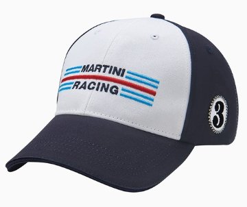 ポルシェ マルティニ レーシング ツートーン ベースボール キャップ　ホワイト / ネイビー画像