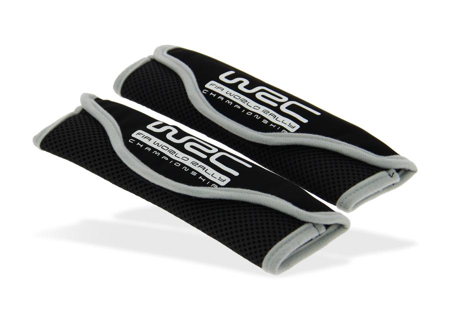 WRC オフィシャル ロゴ シートベルトパッド シートベルトカバー / ブラック画像