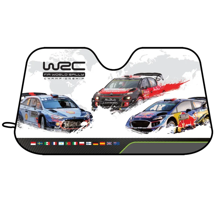 WRC オフィシャル 車用 日よけ サンシェード フロントウィンドウ用画像